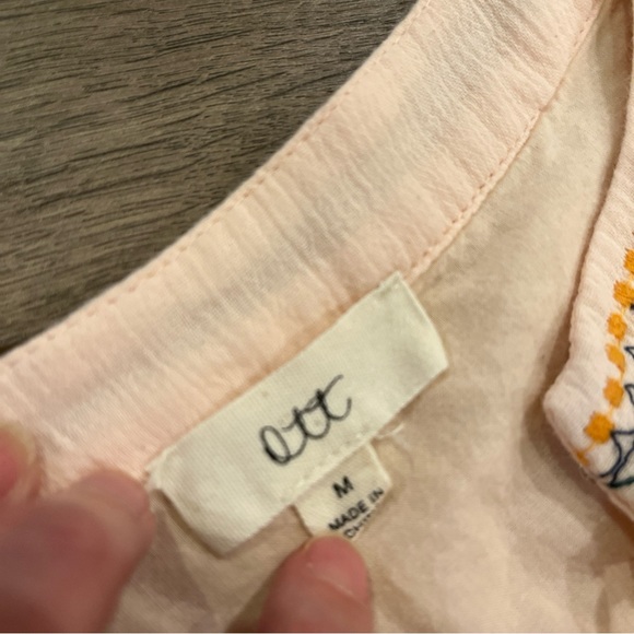 Ott Dress Size Small Boho Pink Aztec Casual Nice - Picture 6 of 6